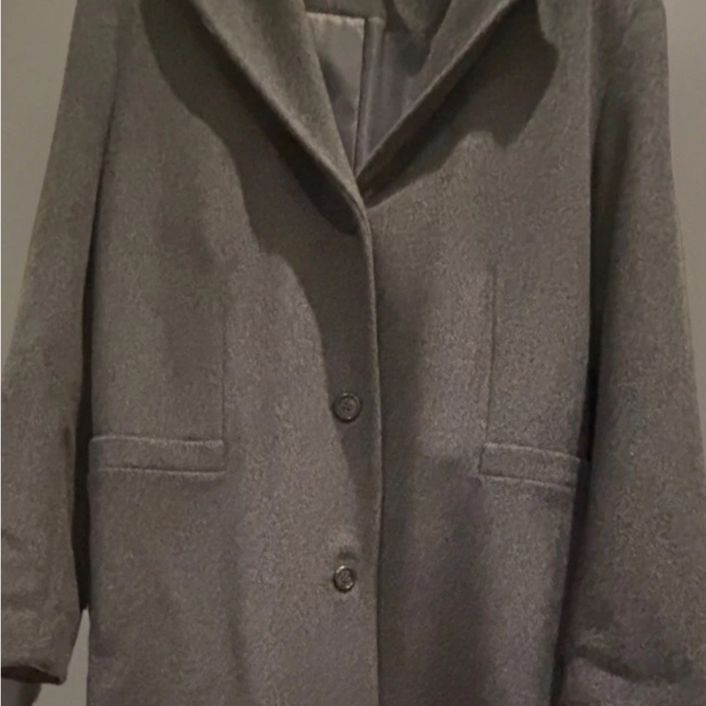 Ralph Lauren Charcoal Wool Blend lined Gray  Coat size 20
